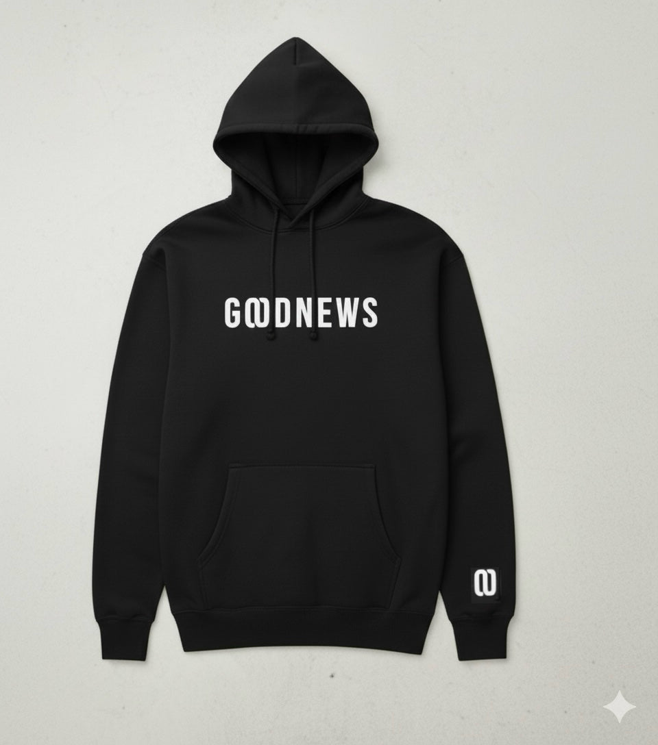 Black GOODNEWS Hoodie